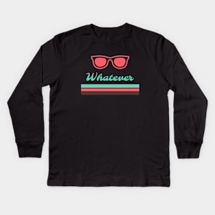 Retro Whatever Sunglasses Kids Long Sleeve T-Shirt